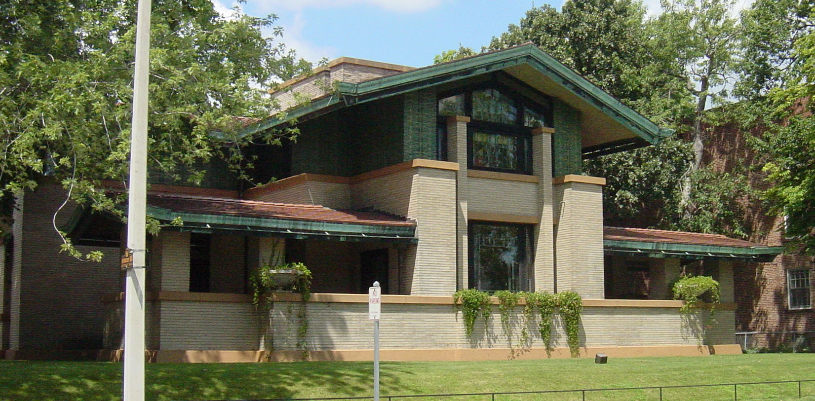 Dana House Dana-Thomas by Frank Lloyd Wright Springfield Illinois Prairie Architecture history